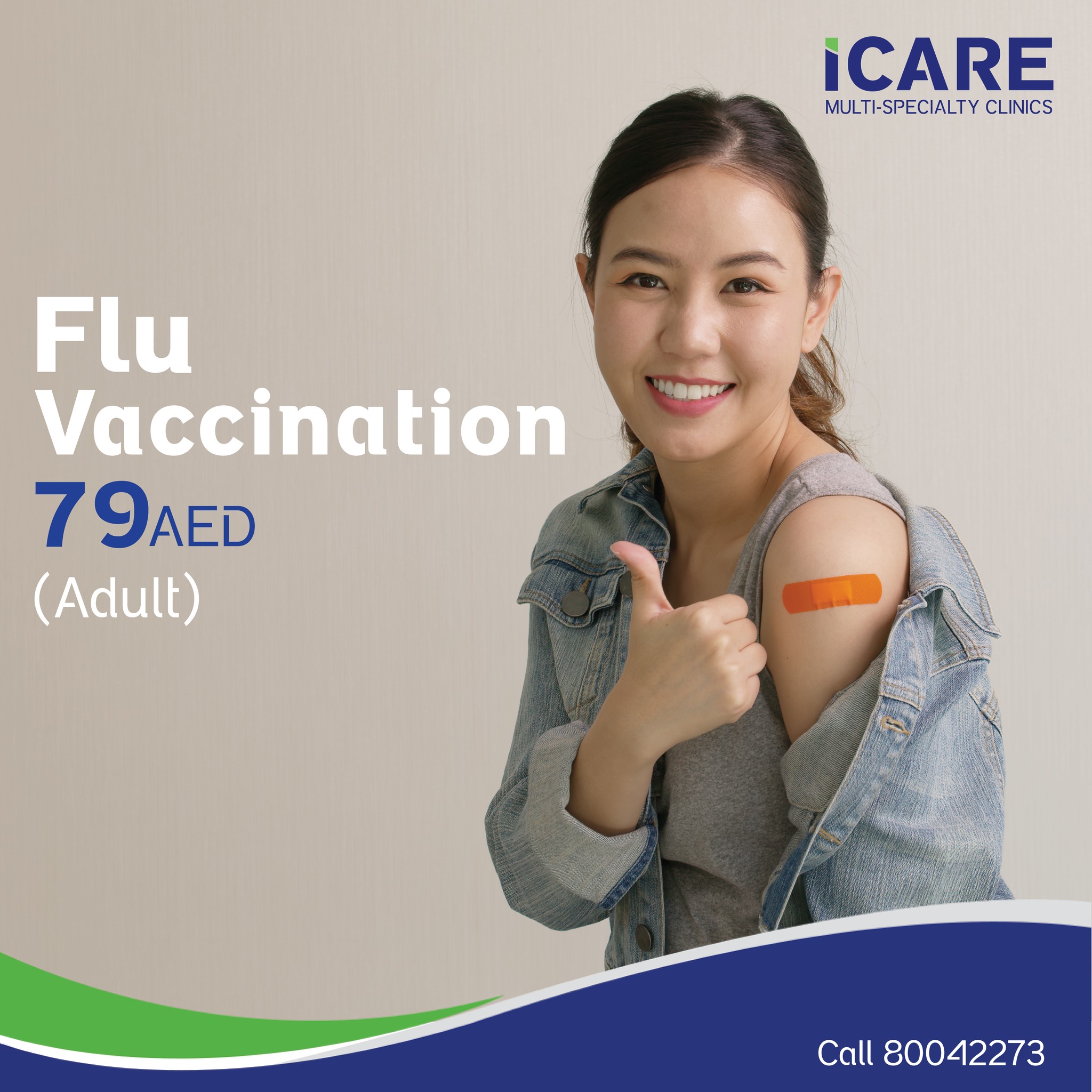 flu vaccination adult in oasis, mankhool, discovery garden dubai